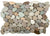 Venetian Pebbles in Multi Color 12" X 12" Flat Pebbles