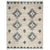 Oslo Shag OSL03 in Ivory/Blue Area Rugs