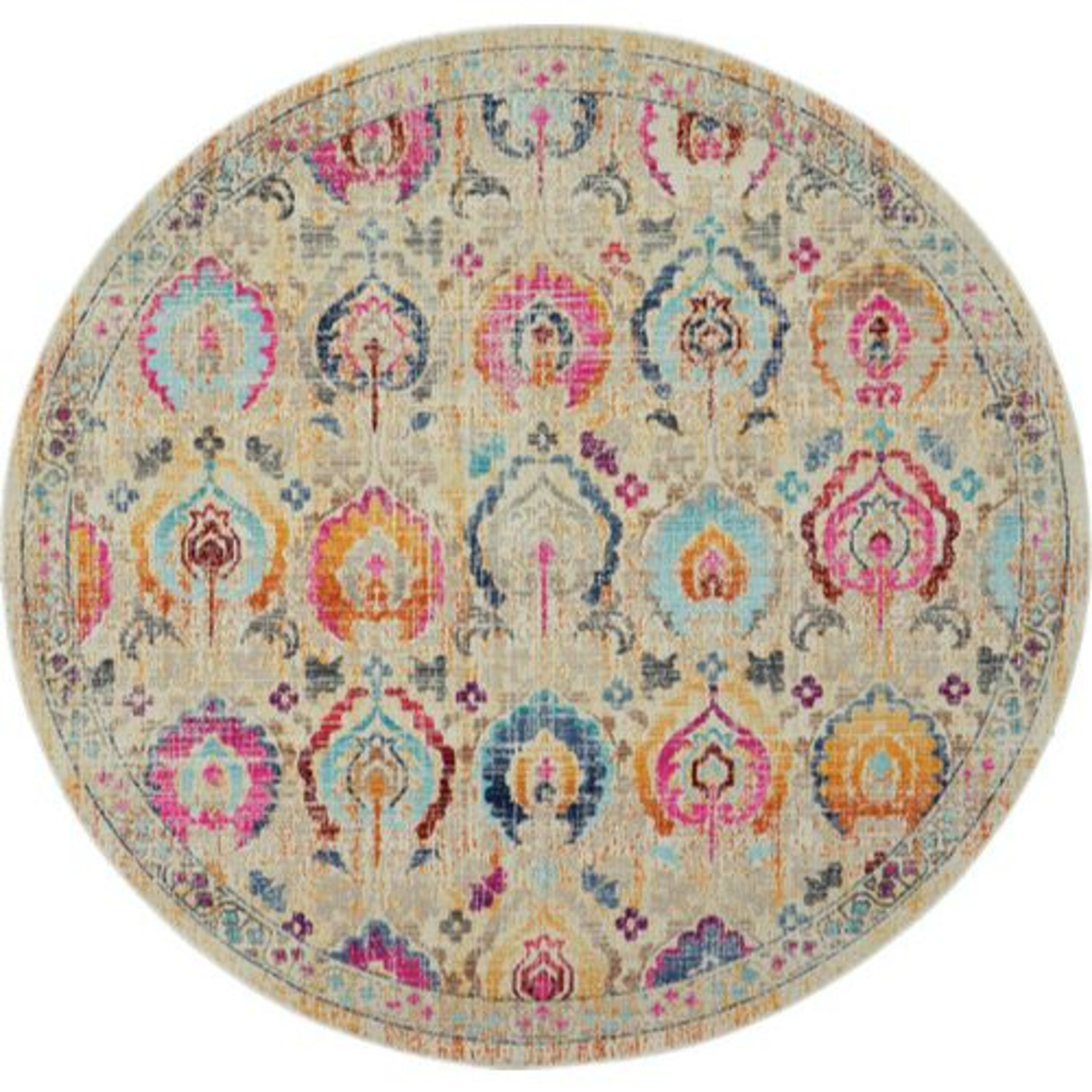 Vintage Kashan VKA04 in Ivory/Multicolor Area Rugs
