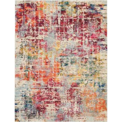 Celestial CES13 in Pink/Multicolor Area Rugs