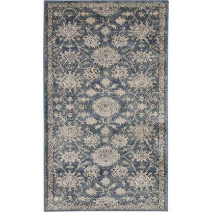 Quarry QUA06 in Blue/Beige Area Rugs