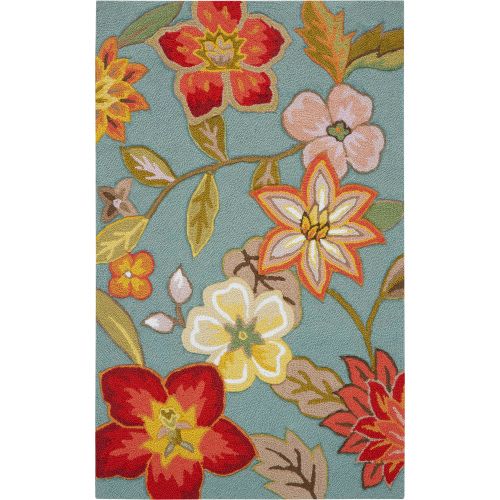 FANTASY FA18 in Aqua Area Rugs