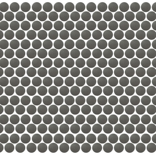 Back to Basics in Taupe Mosaic Penny Round Tile