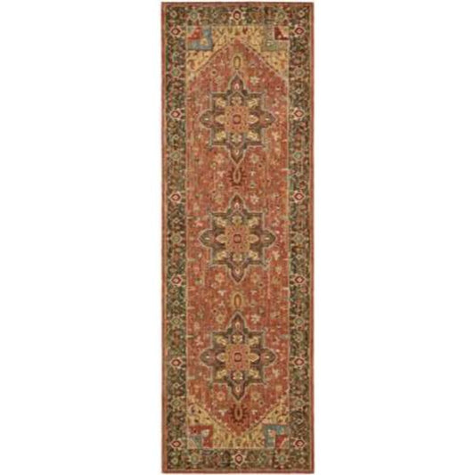 LIVING TREASURES LI01 in Rust Area Rugs